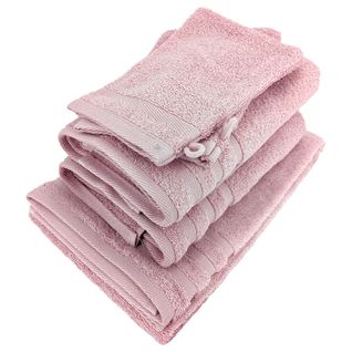 Parure De Bain Efficience Pure Rose Flamingo 5 Pièces