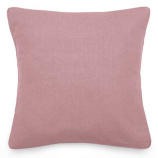 Housse De Coussin 45x45 Cm 50% Lin Et 50% Coton Collection Opera Deco Rose