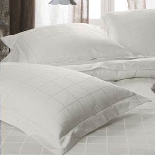 Drap Plat 270x300 Cm Satin Concerto à Rayures Beige Craie