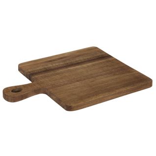 Planche De Présentation Carré En Bois En Acacia Collection Ebene Marron