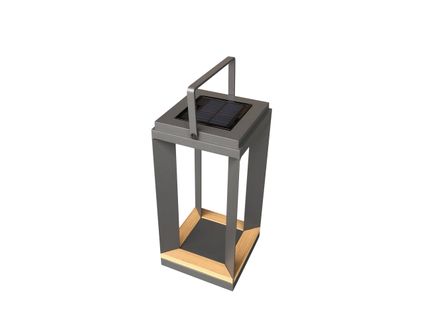 Lampe Solaire LED En Aluminium Anthracite Piana