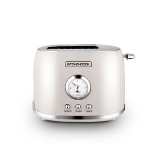 Grille Pain Double Fentes Style Retro Retro Toast Crème