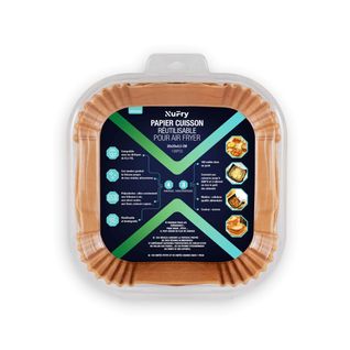 Papier cuisson pour Air Fryer NUFRY PAPERSQUARE x100