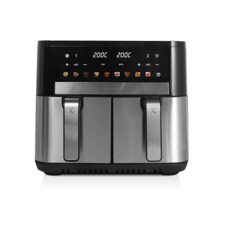 Airscreen - Airscreen11 - Double Friteuse à Air 11l - 9 Programmes - Minuterie Numérique - 2200w