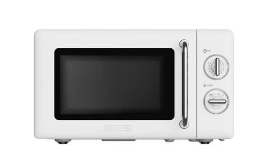 Kmo20 Retro White - Micro-ondes 20l Rétro - 700w - Commandes Mécaniques