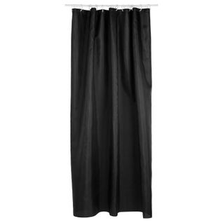 Rideau De Douche - Polyester - 180 X 200 Cm - Noir