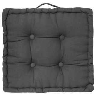Coussin De Sol - 40 X 40 Cm. - Gris Foncé