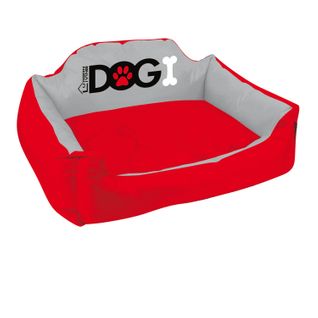 Panier Pour Chien Rembourré Dogi - Taille XL - Rouge