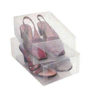 2 Boîtes De Rangement Pour Chaussures - Transparent