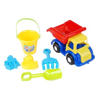Set De Plage Camion Et Accessoires - 6 Pièces