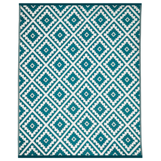 Tapis Extérieur Bahamas Bleu Canard 180 X 280 Cm