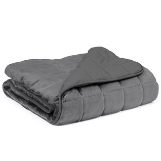 Couverture Lestée 150x200 Cm Celeste Bicolore Gris Clair Et Gris 7 Kg