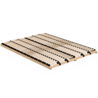 Sommier à Lattes Réglables - 5 Zones De Confort 140 X 190 Cm