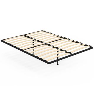 Sommier Cadre Métal à Lattes Fixe 140 X 190 Cm