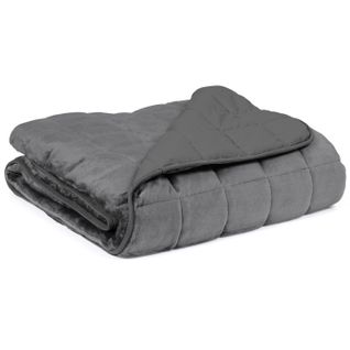 Couverture Lestée 150x200 Cm Celeste Bicolore Gris Clair Et Gris 9 Kg