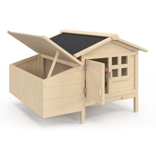 Poulailler Sur Pilotis XXL Avec Pondoir En Bois