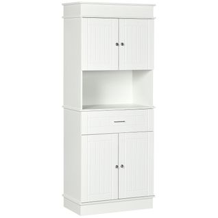 Armoire De Cuisine Contemporaine Multi-rangement Blanc