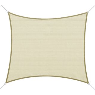 Voile D'ombrage Carré 3 X 3 M Crème