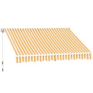 Store Banne Manuel Rétractable Alu. Polyester