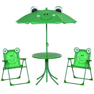 Ensemble Salon De Jardin Enfant 4 Pièces Design Grenouille