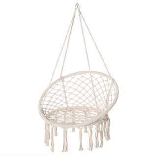 Fauteuil Suspendu Macramé Coton Polyester