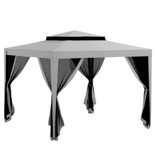 Tonnelle Barnum De Jardin 3l X 3l M Avec 4 Moustiquaires Amovibles