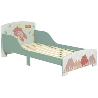 Lit Pour Enfant 3-6 Ans Design Mountain Adventure - Sommier à Lattes Inclus