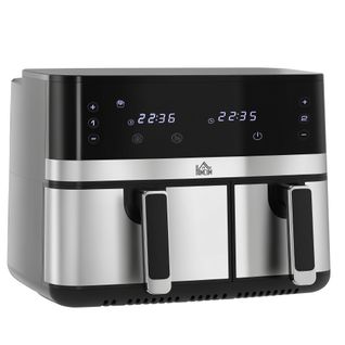 Friteuse à Air Air Fryer 2700w - Double Compartiment 8,5l - Noir
