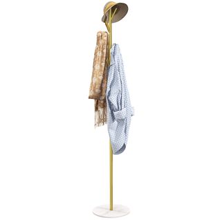 Porte-manteau , 8 Patères, Base Ronde En Marbre, Ø 32 X 164h Cm