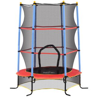 Trampoline De Jardin Enfant Ø1,75 X 1,90h M Avec Accessoires