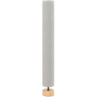 Lampadaire Colonne Sur Pied Bois Contemporain H.120 Cm