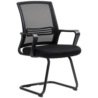 Chaise De Visiteur Design Ergonomique Noir