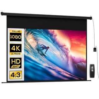 Ecran De Projection Motorisé 100 Pouces 16:9 4k Hd