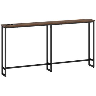 Console D'entrée Style Industriel Prises Courant USB Intégrées