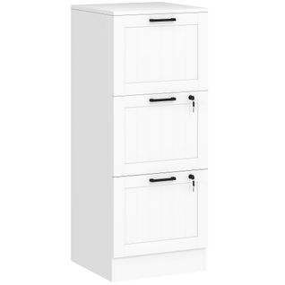 Caisson Bureau 2+1 Tiroir Verrouillable Dossiers Suspendus