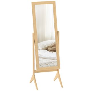 Miroir à Pied Inclinaison Réglable Dim. 47l X 46l X 148h Cm Mdf