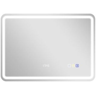 Miroir Lumineux LED Salle De Bain Bluetooth Multifonction 50x70cm