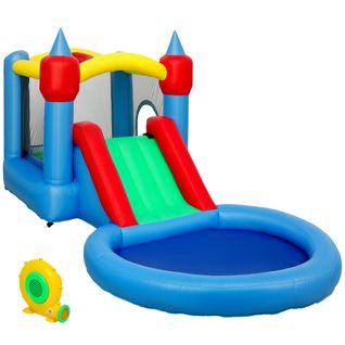 Château Gonflable Enfant 4 En 1 Nombreux Accesoires Inclus