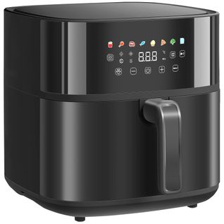 Friteuse à Air Sans Huile Air Fryer 1700w 8l Multifonction Noir