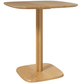 Table à Manger Design Finition Biseautée 4 Personnes Bois Hévéa