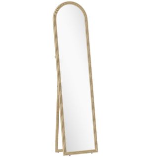 Miroir Sur Pied Et Mural Pleine Longueur 40 X 160 Cm Cadre Pied Effet Pierre