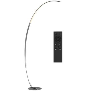 Lampadaire Arc LED Réglable 30w H.172 Cm Télécommande Acier Gris