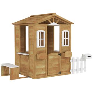 Maison De Jeux Enfant Jeu Plein Air Maisonnette Bois