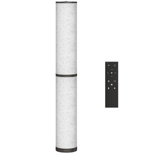 Lampadaire Tube LED Droit Réglable 30w H.135cm Avec Télécommande Beige