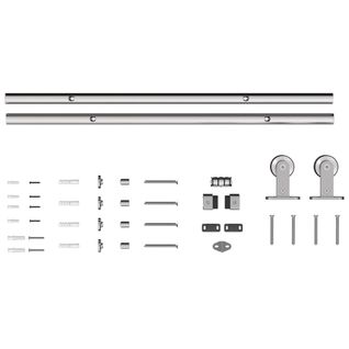 Rail Porte Coulissante 1,52 M Avec Quincaillerie Acier Inox