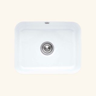 Evier Sous-plan Céramique Blanc Villeroy et Boch Cisterna 1 Bac 550x440