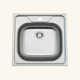 Évier Inox Ewi Opale 1 Bac Carré 480