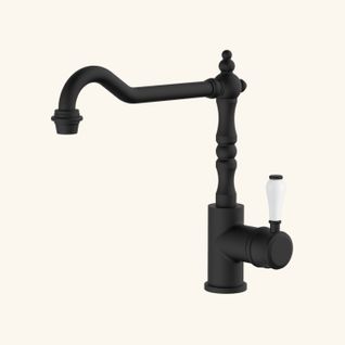 Robinet Cuisine Vintage Noir Mat Alfred