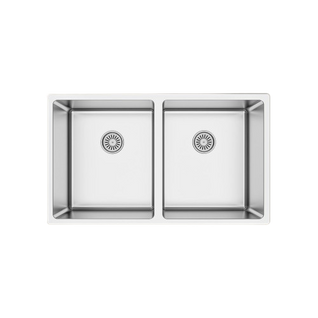 Evier Inox Sous-plan Max 2 Bacs 750x440