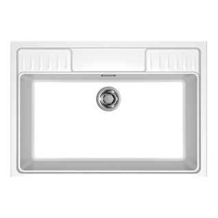 Évier Timbre D'office Granit Blanc Spazio